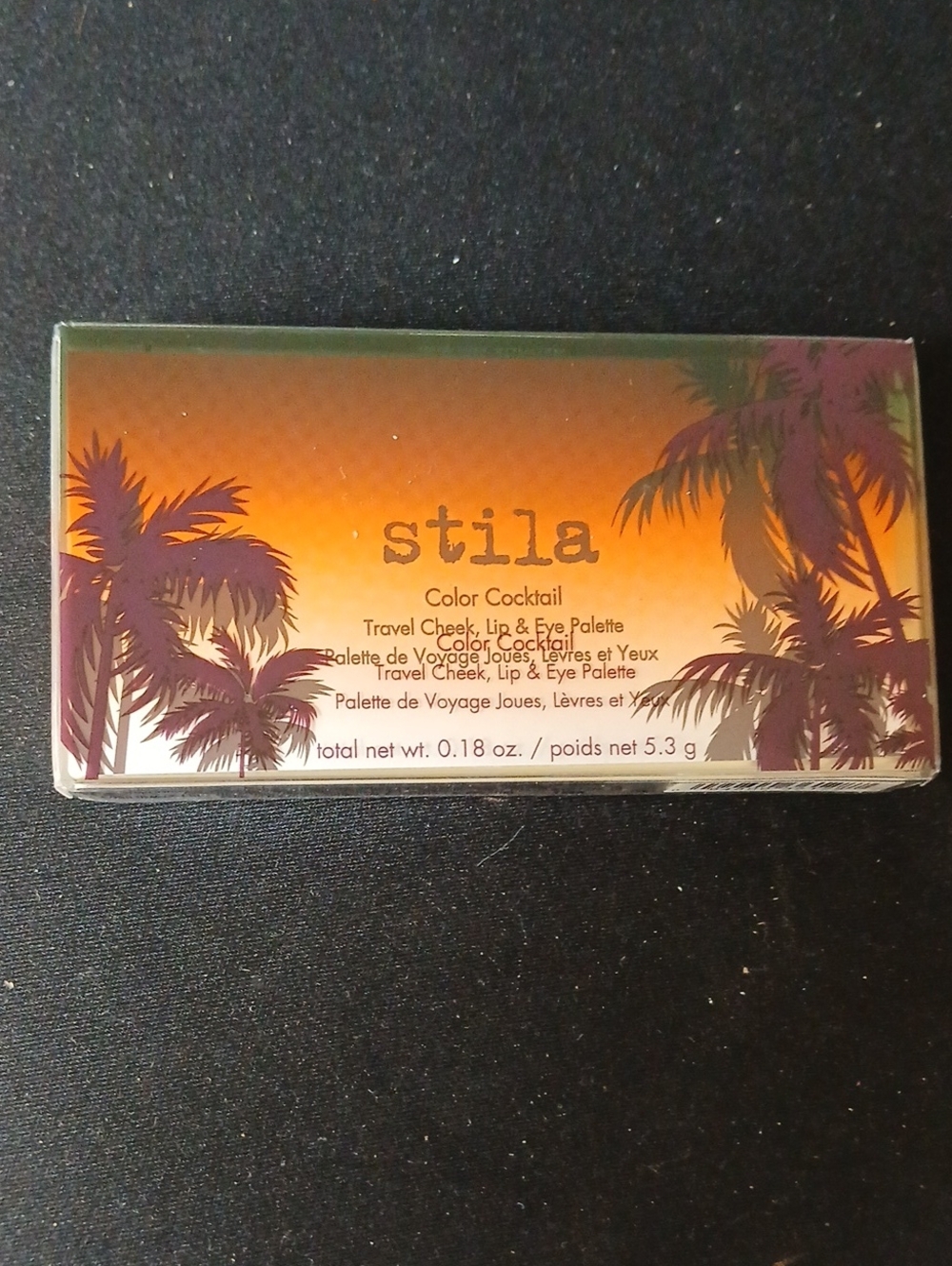 Stila Color Cocktail Travel Cheek, Lip, Eye Palette Tequila Sunrise NIB